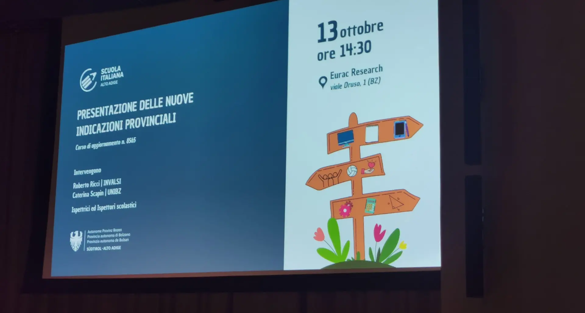 Presentate a Bolzano le nuove indicazioni provinciali per elementari, medie e superiori della scuola italiana