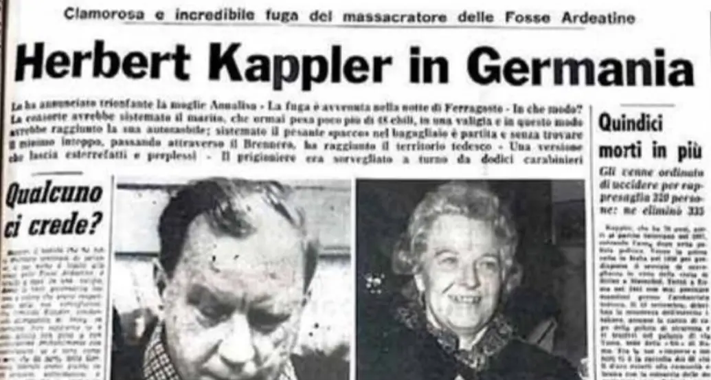 18 agosto 1977: Herbert Kappler scappa di prigione e passa dal Brennero