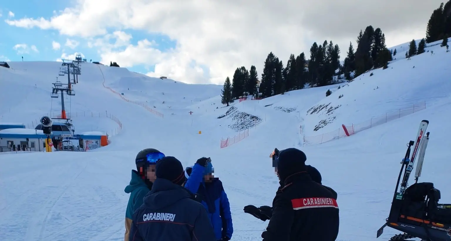 Droga e alcol sulle piste di Obereggen, multe dei carabinieri