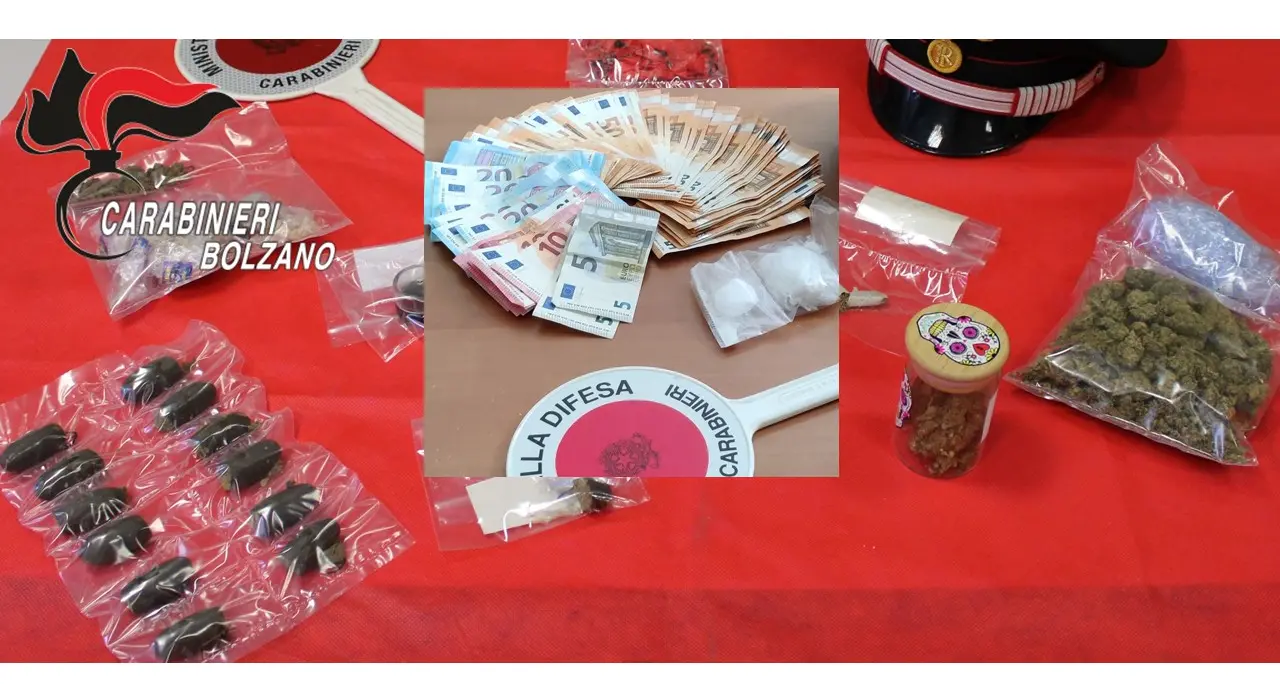Spaccio tra Val Pusteria e Valle Aurina: un arresto e sequestro di droga