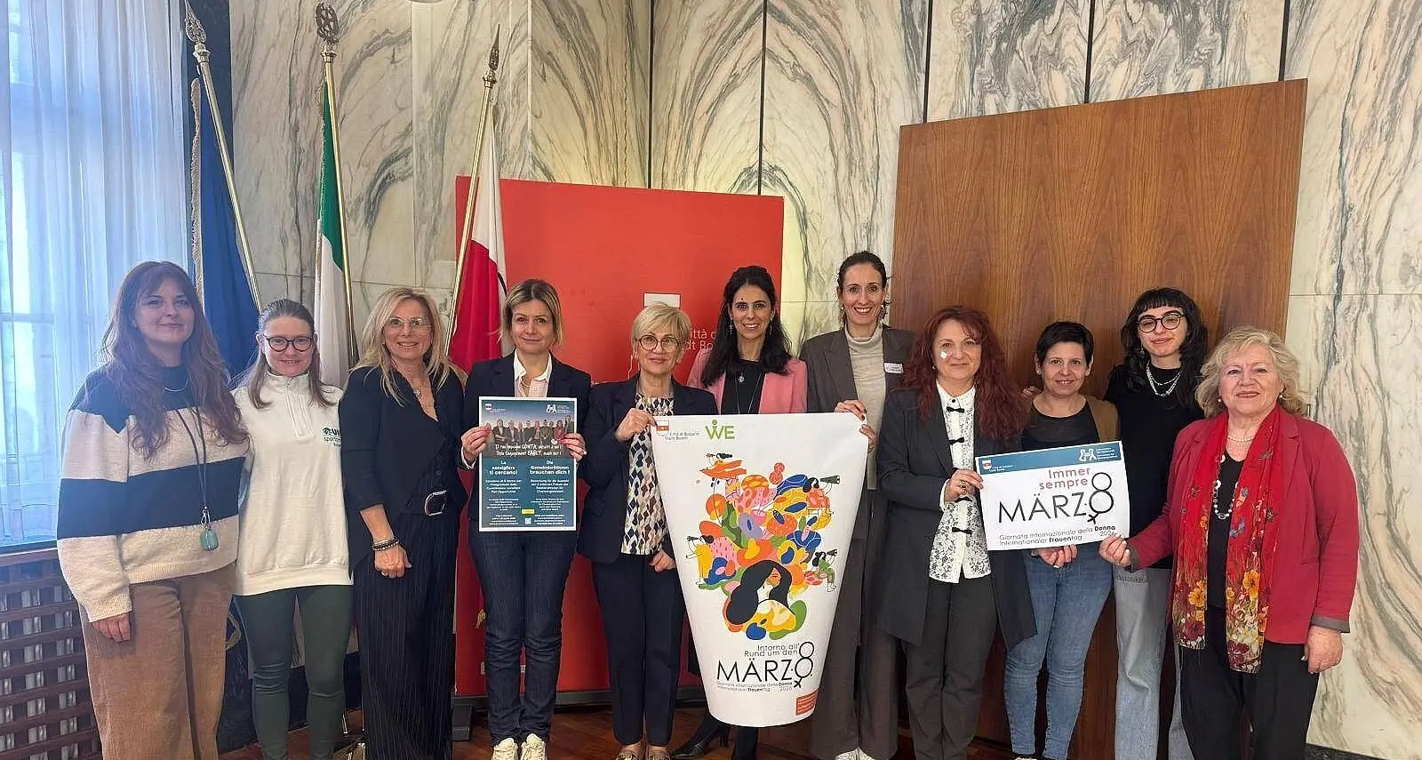 Bolzano, la Commissione Pari Opportunità apre a 5 donne esterne e lancia la marcia del 7 marzo