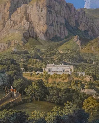 Alla Certosa di San Giacomo arriva la 'Veduta di Capri con il Monte Solaro' di Hackert