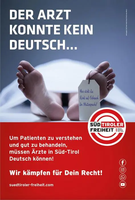 Manifesto choc del partito di Klotz, medici contro l'archiviazione