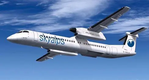 Aeroporti: slitta primo volo Sky Alps da Bolzano