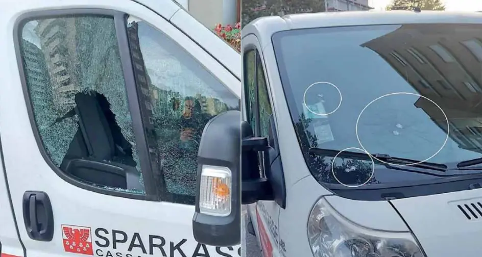 Raid contro la San Vincenzo: gomme tagliate e vetri infranti