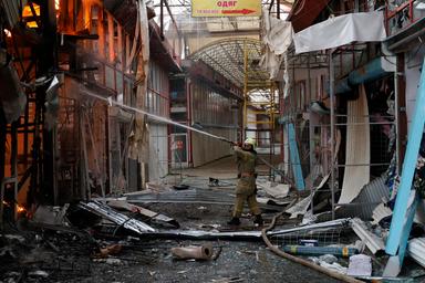 Kiev, 'attacco russo su un mercato nel Kharkiv, due morti'