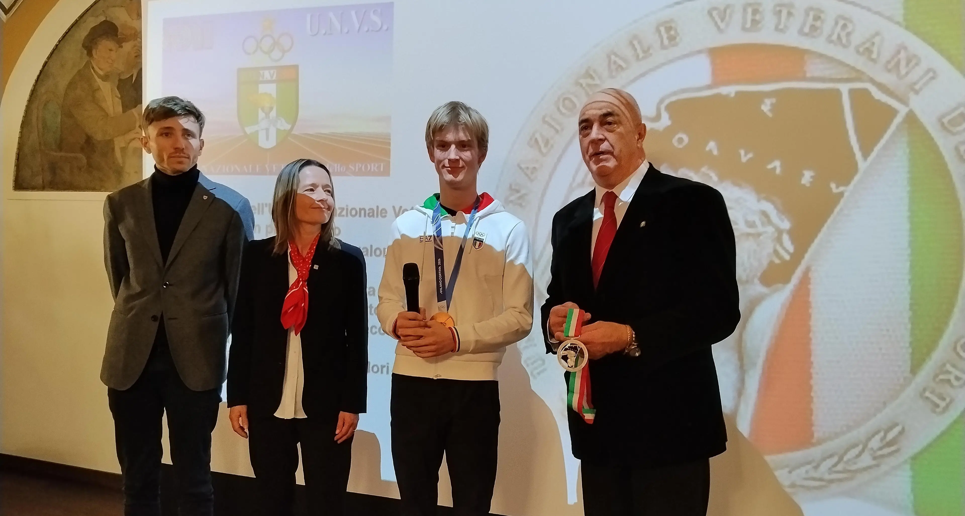 Grassl campione dell’anno, premiato dai Veterani dello sport