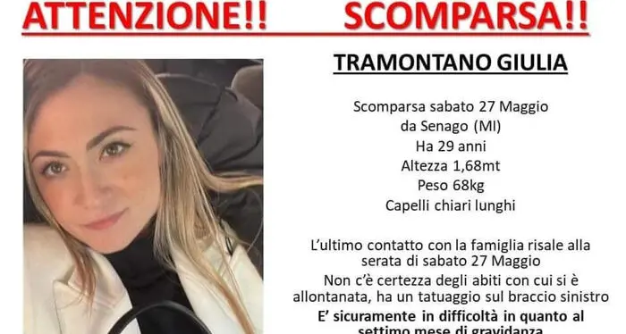 Nessuna traccia di Giulia, incinta di 7 mesi e scomparsa da sabato sera: ricerche mirate in un’area