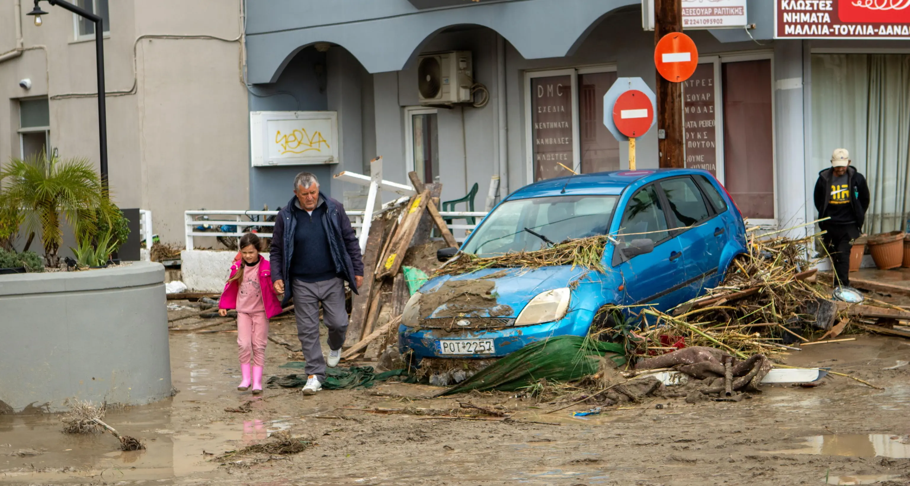 Grecia: allerta maltempo fino a domani, danni a Rodi e Lemno