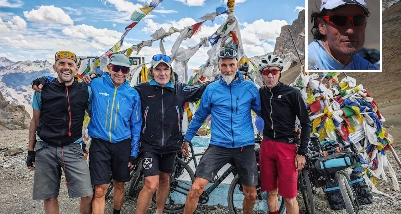 Il Tibet percorso in bicicletta «Per ricordare \"Franci\"»