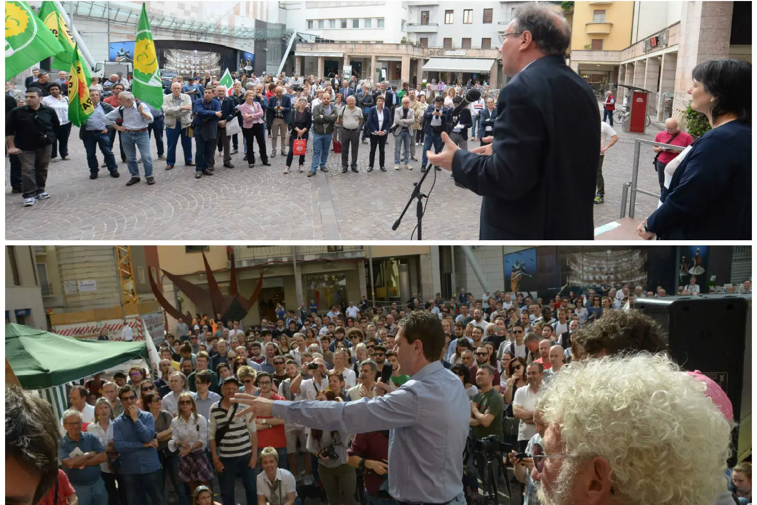 Andreatta-M5S: in piazza vincono i grillini. Ora parola alle urne