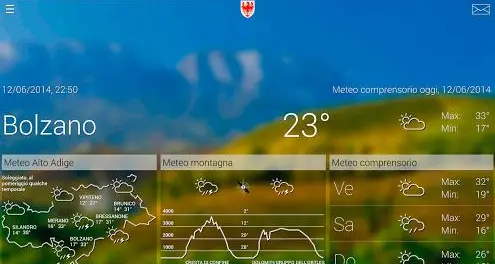 Meteo online: 335 mila altoatesini conquistati dalla app provinciale