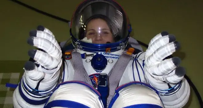 Samantha Cristoforetti si addestra per la missione spaziale di novembre