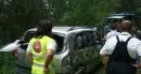 Auto precipita per 300 metri: bimba illesa