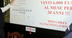Bolzano: operaio gratta e vince 6 mila euro al mese per 20 anni