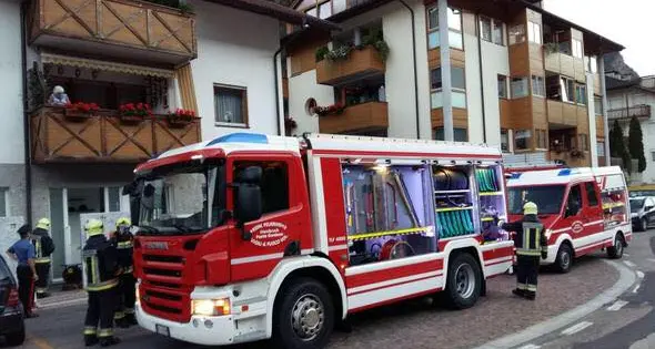 Ponte Gardena, a fuoco una cucina