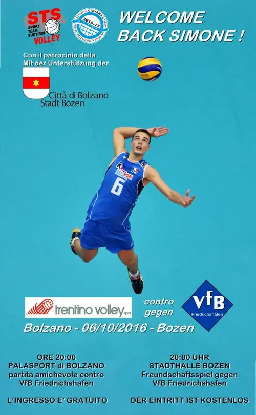 Giovedì tutti al Palaresia di Bolzano per applaudire Giannelli