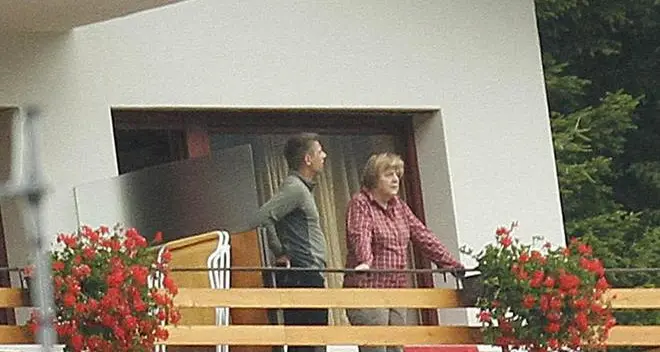 Merkel, prima escursione della vacanza a Solda