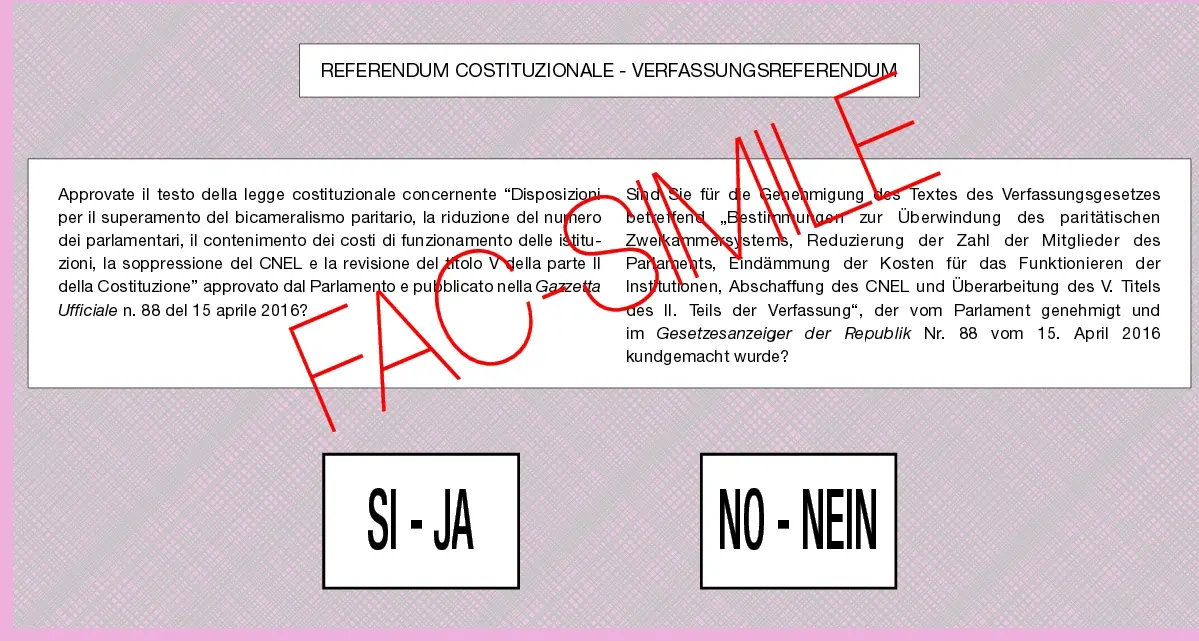 Referendum costituzionale: si vota domenica dalle 7 alle 23. Controllare la tessera elettorale