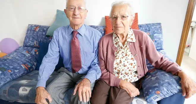 Bepi e Caterina, 200 anni in due: «Solo fortuna»
