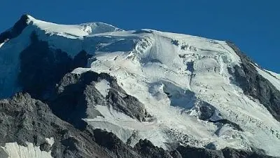 Il ghiacciaio dell\\'Ortles, nel Parco dello Stelvio