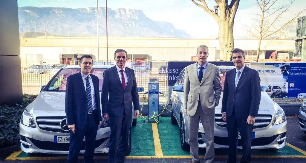 Auto elettriche, la Mercedes scommette su Bolzano