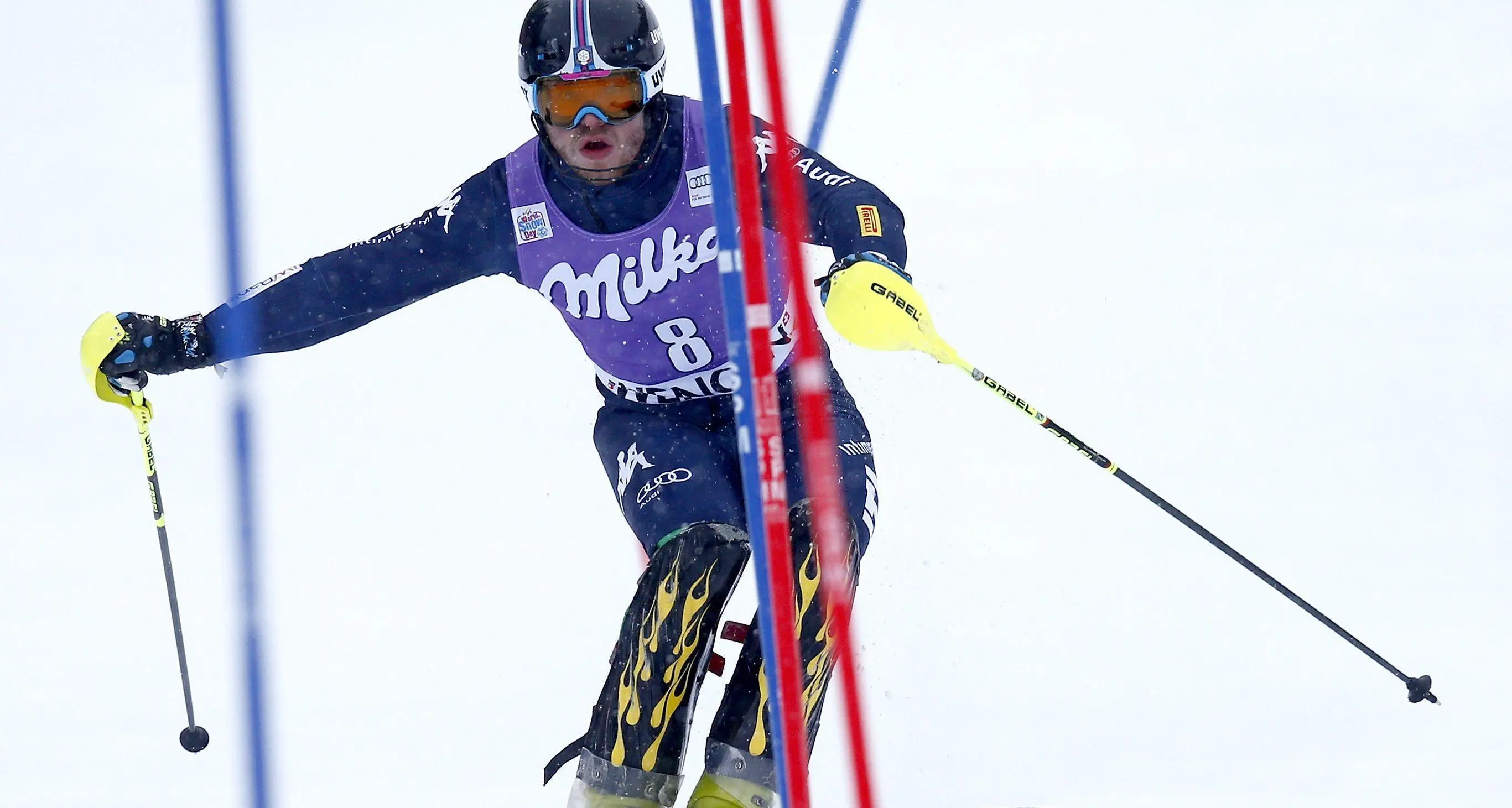 Slalom di Kitzbühel, il crociato di Razzoli fa crac