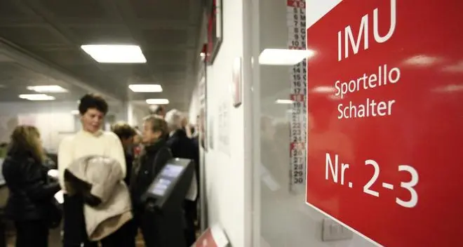 Imu, a Bolzano «congelata» la prima rata di giugno