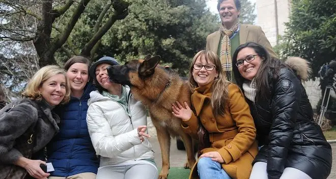 “Ciak, si gira!”: ecco il commissario Rex a Merano
