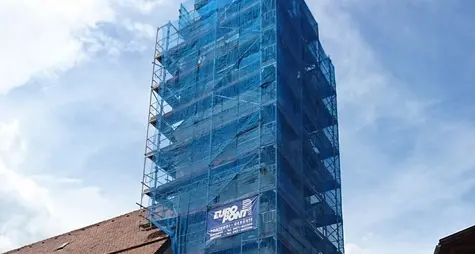 Partito il restauro del campanile alla chiesa di S.Spirito