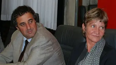Il sindaco Luigi Spagnolli con l\\u2019assessore Patrizia Trincanato