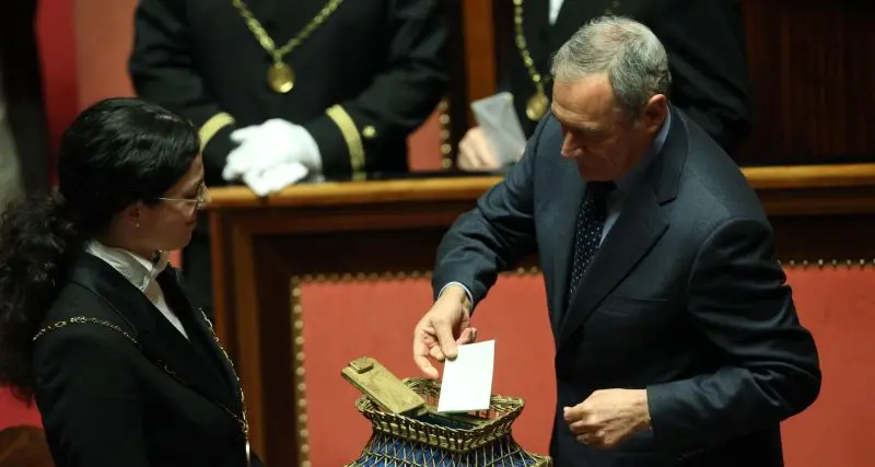 Pietro Grasso (Pd) presidente del Senato, Laura Boldrini (Sel) presidente della Camera