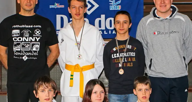 Taekwondo, i ragazzi di Zadra fanno razzia agli Italiani