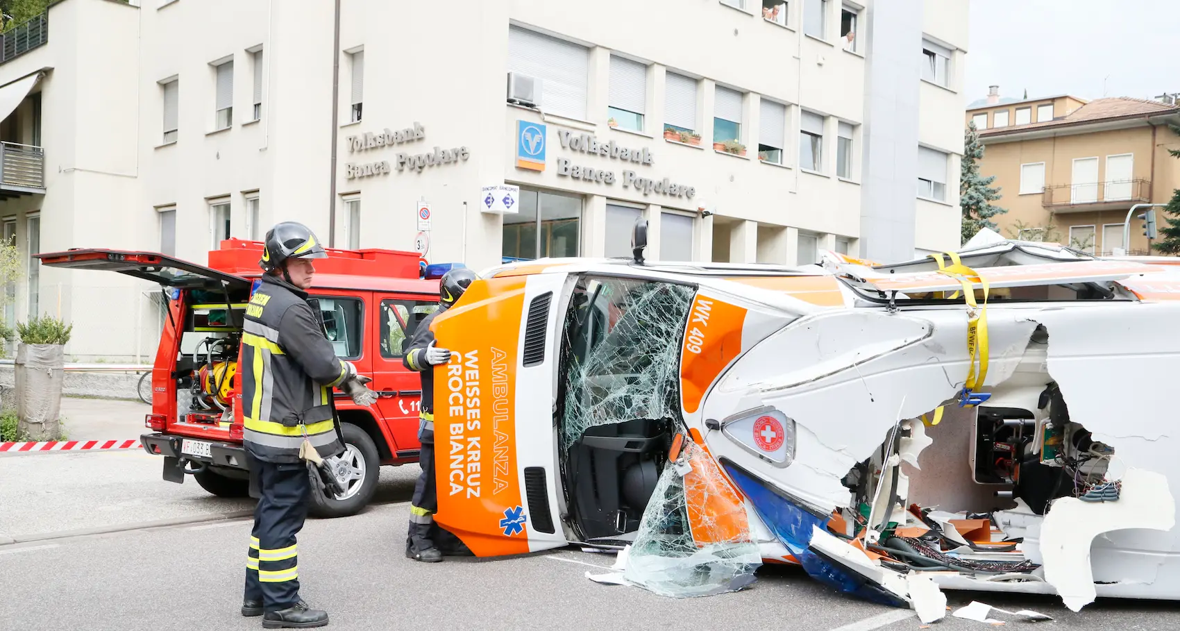 Incidente di viale Druso: multata l'ambulanza