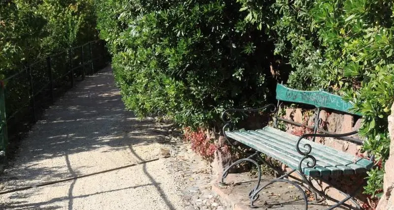 Passeggiate del Guncina: nella notte incendiata una panchina