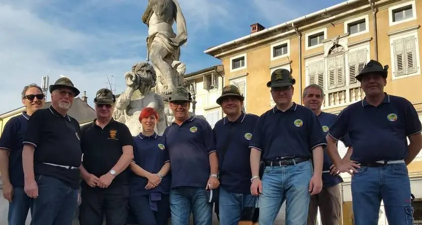 Gli alpini altoatesini a Gorizia alla sfilata del Triveneto