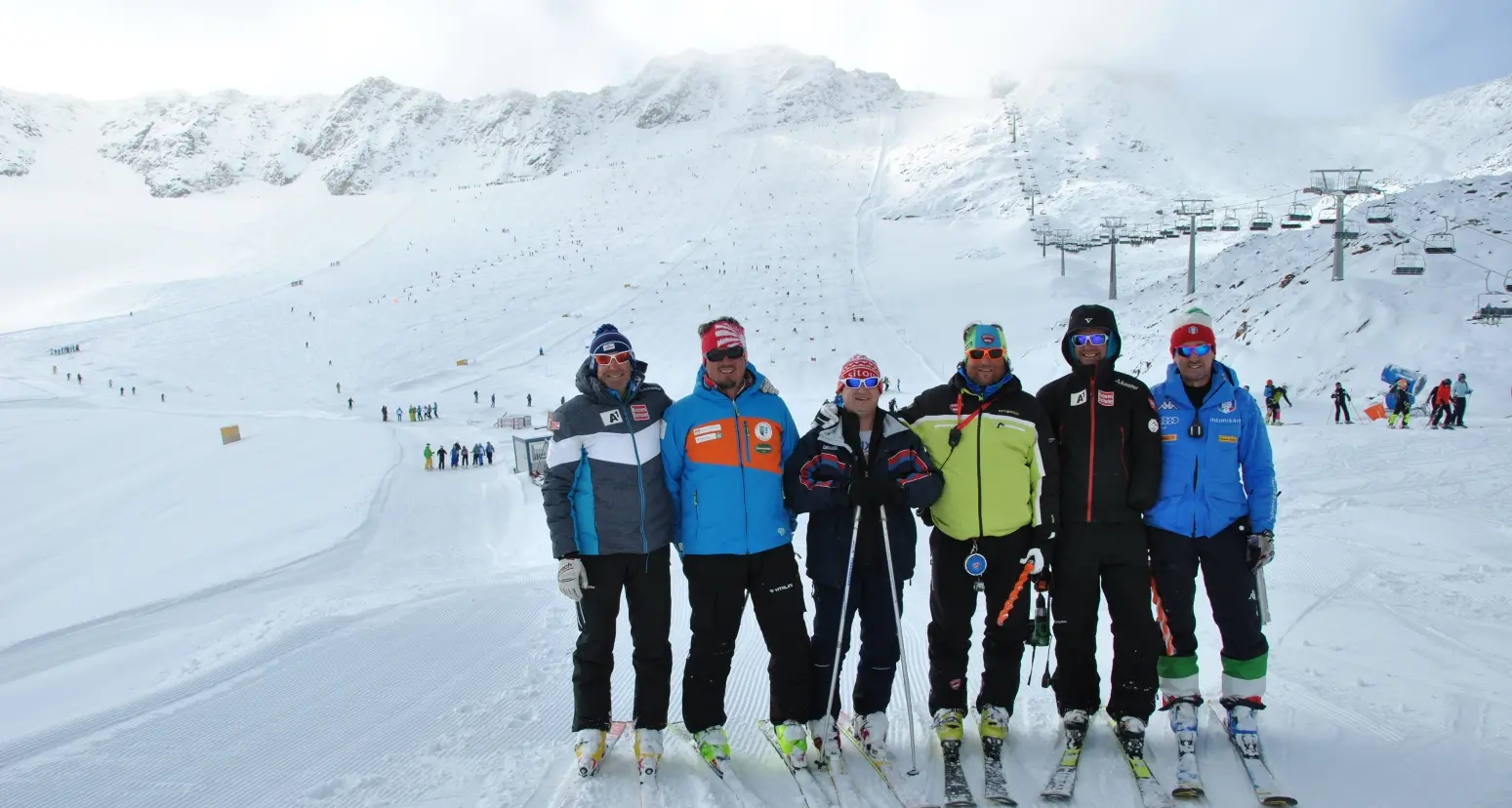 Senales, 30 centimetri di neve sul ghiacciaio per gli allenamenti della nazionale
