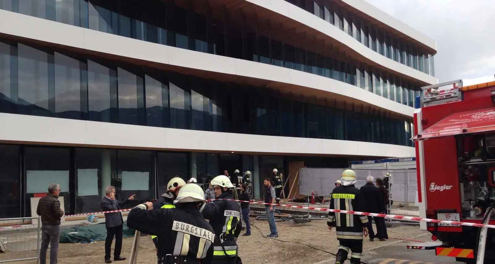 Postal, incendio alla Dr.Schaer