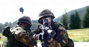 Gli alpini, truppe da montagna dell'esercito italiano
