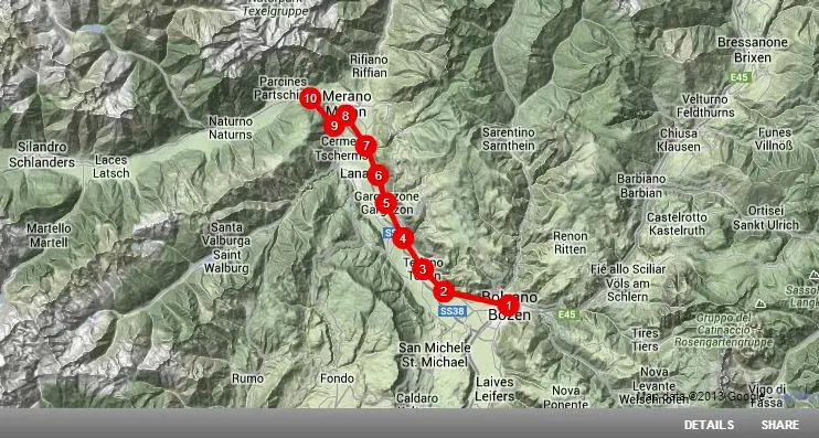 Il nostro viaggio interattivo sulla Statale 38, tra Bolzano e Merano