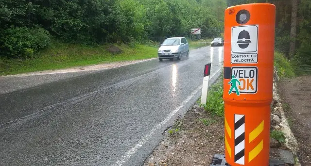 A Carezza speed check contro le corse in moto