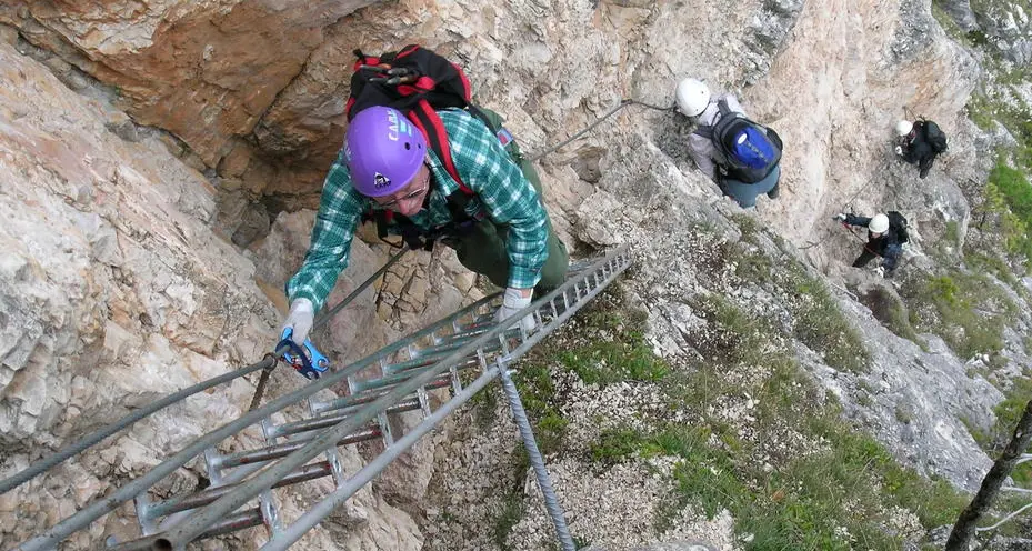 Selva, scompare la ferrata Pertini