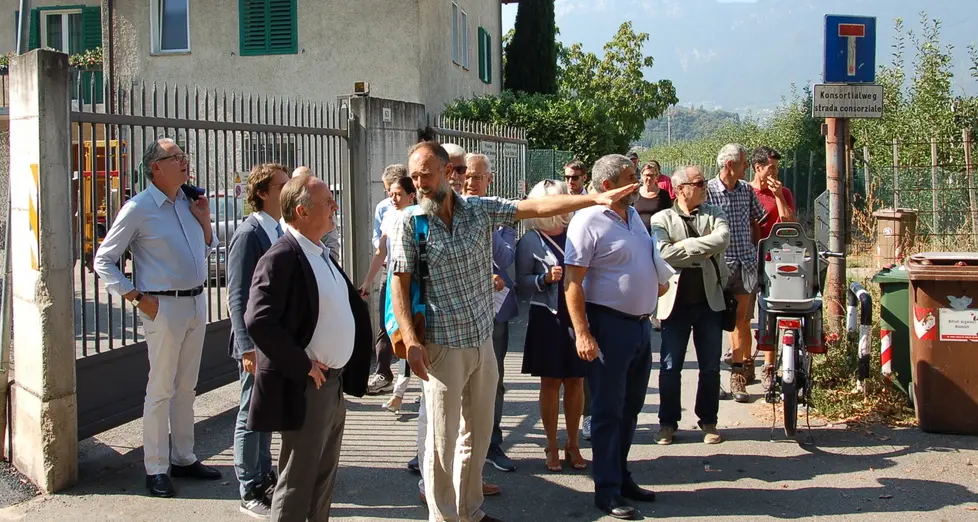 Ciclabile Casanova, lavori al palo a Bolzano