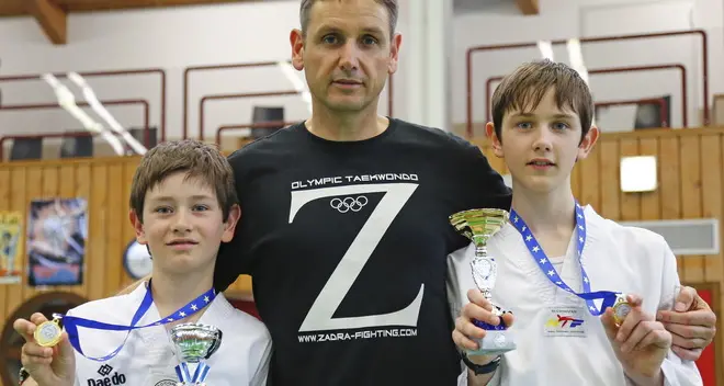 Taekwondo, i fratelli Zadra sulle orme del padre