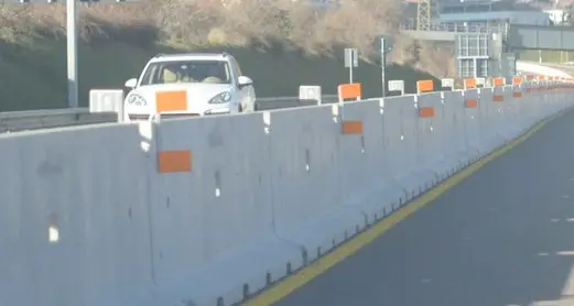 Un chilometro di barriere rende più sicura la Mebo