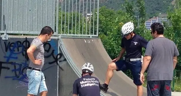 Danni allo Skate Park La rampa è un dormitorio