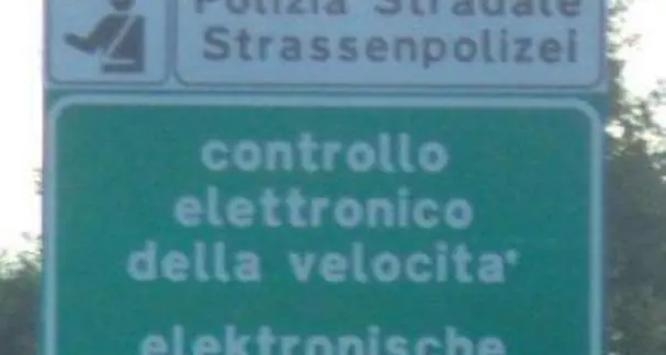 A22, per adesso autovelox solo mobili