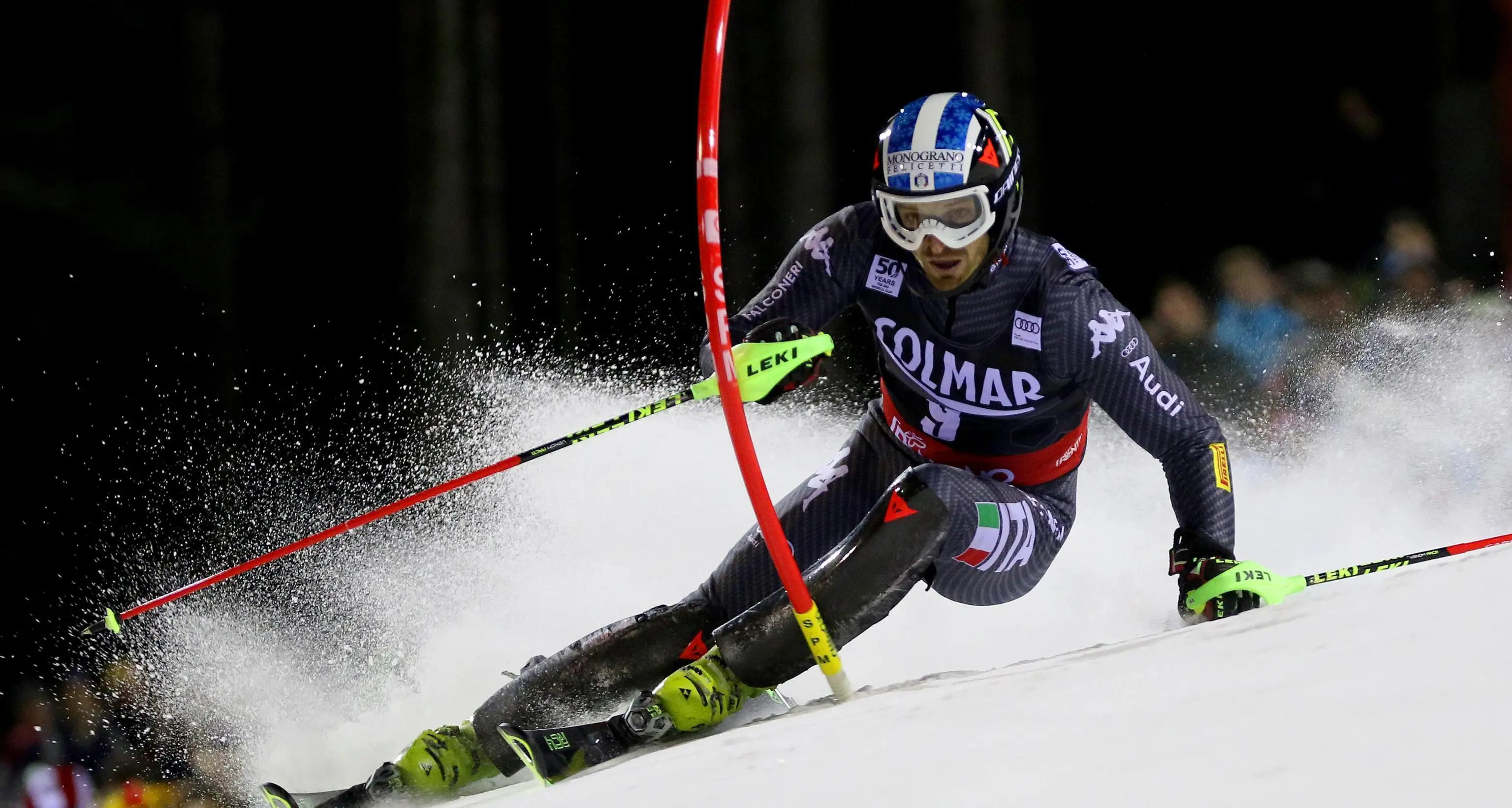 Moelgg è quinto dopo la prima manche a Madonna di Campiglio