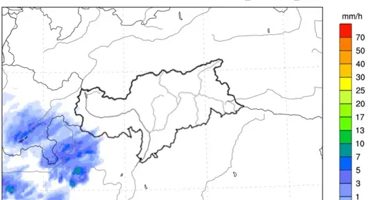 Previsione delle precipitazioni: il nuovo servizio del meteo altoatesino