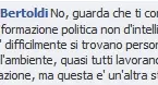Bertoldi: «Insegnanti ignoranti e frustrati»